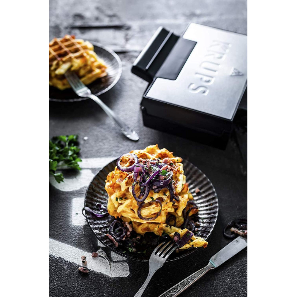 Gaufrier Krups FDK251 / 850W / Noir