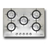 Plaque gaz Candy CFX75P Inox / 5 Feux