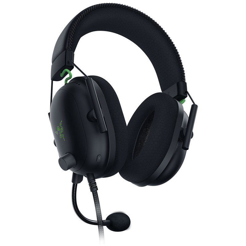 Casque Micro Gaming Razer Blackshark V2 + USB Mic Enhancer / Noir
