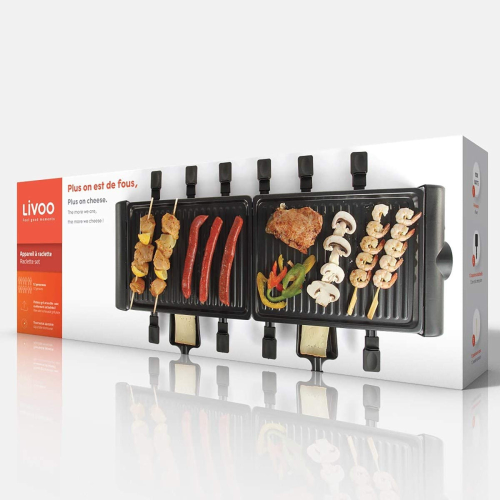 Appareil à raclette Livoo DOC185 / 1800W