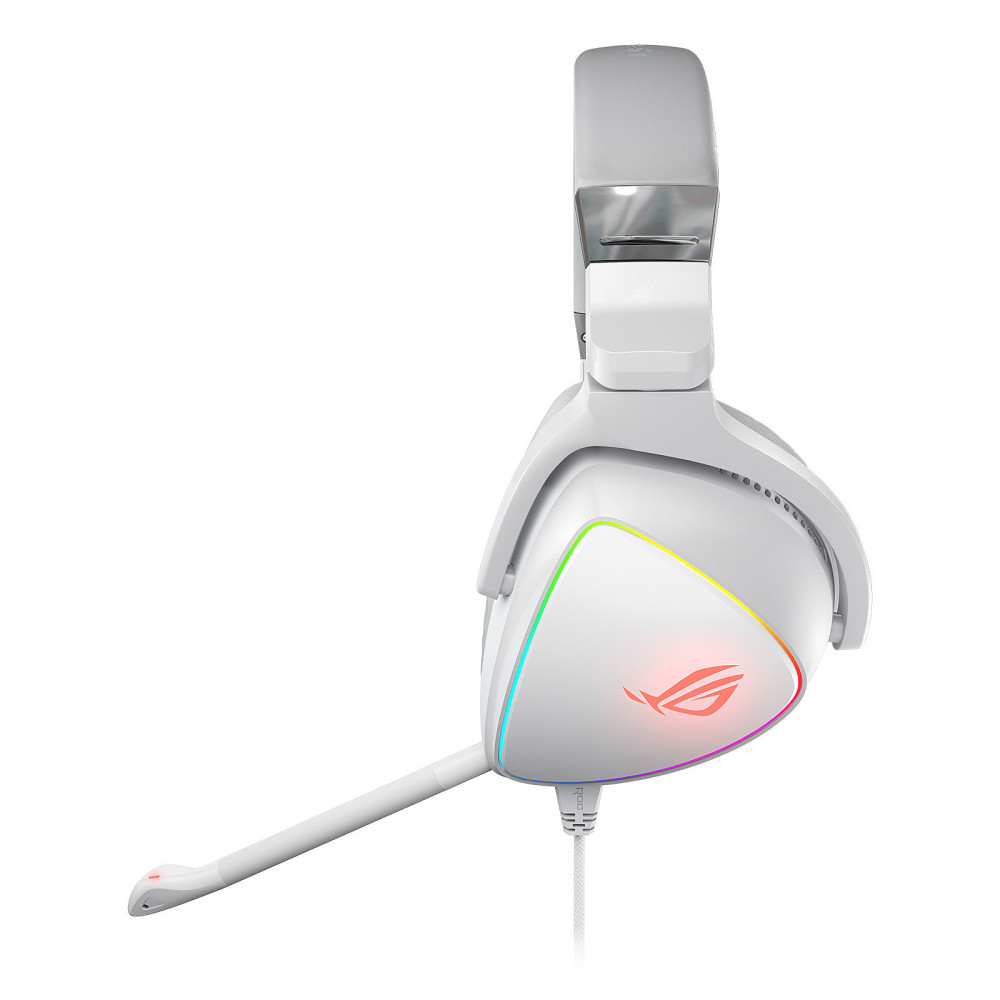 Casque-micro Hi-Res Audio Gaming ASUS ROG Delta Blanc / RGB