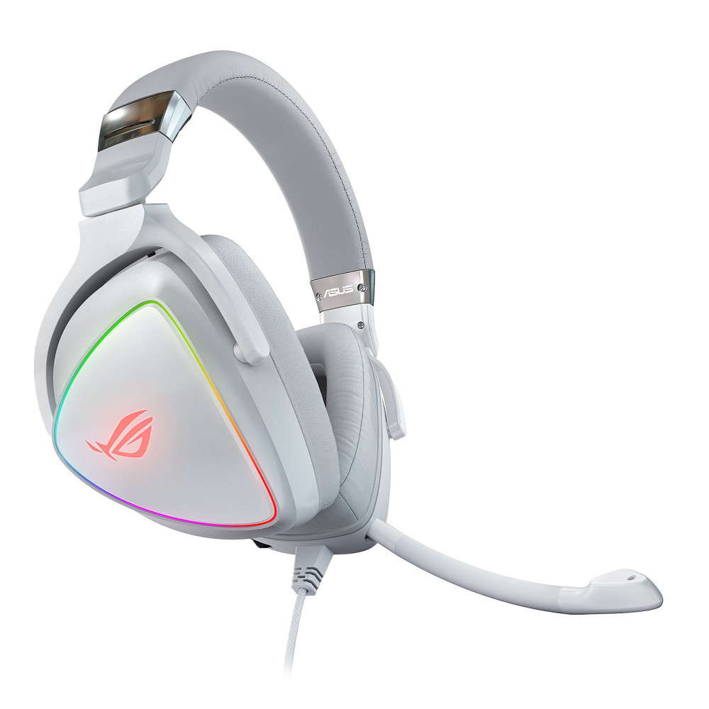 Casque-micro Hi-Res Audio Gaming ASUS ROG Delta Blanc / RGB