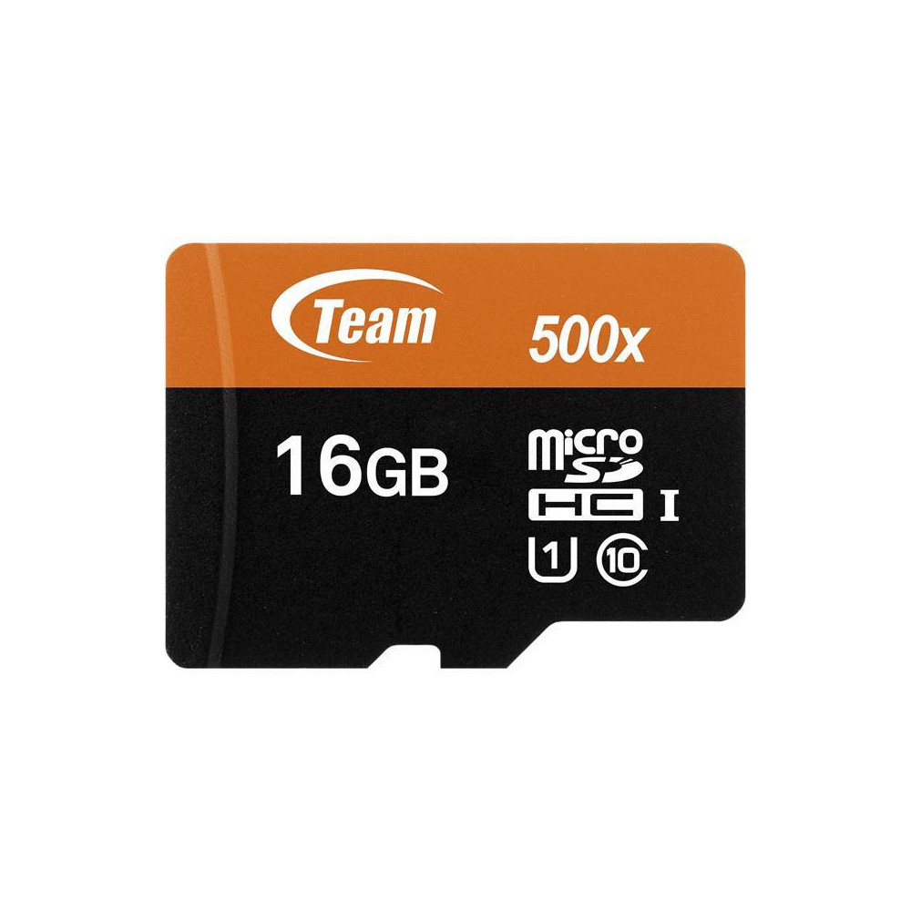 Carte mémoire TeamGroup microSDHC 16 Go Class10 UHS-1