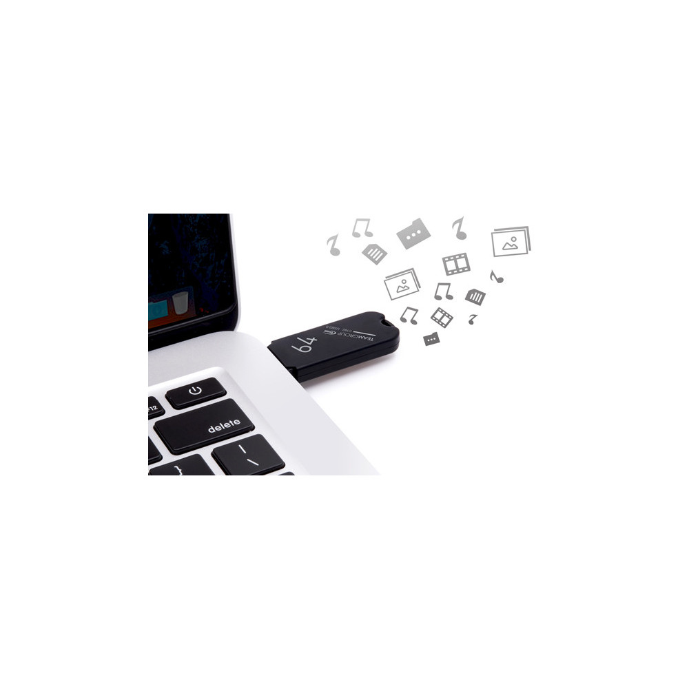 Clé USB TeamGroup C182 / 64 Go / Noir