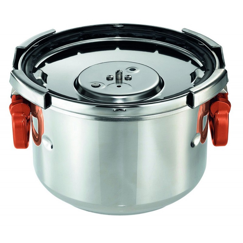 TEFAL Cocotte-minute 8 L, Induction, Inox, 2 programmes légumes et