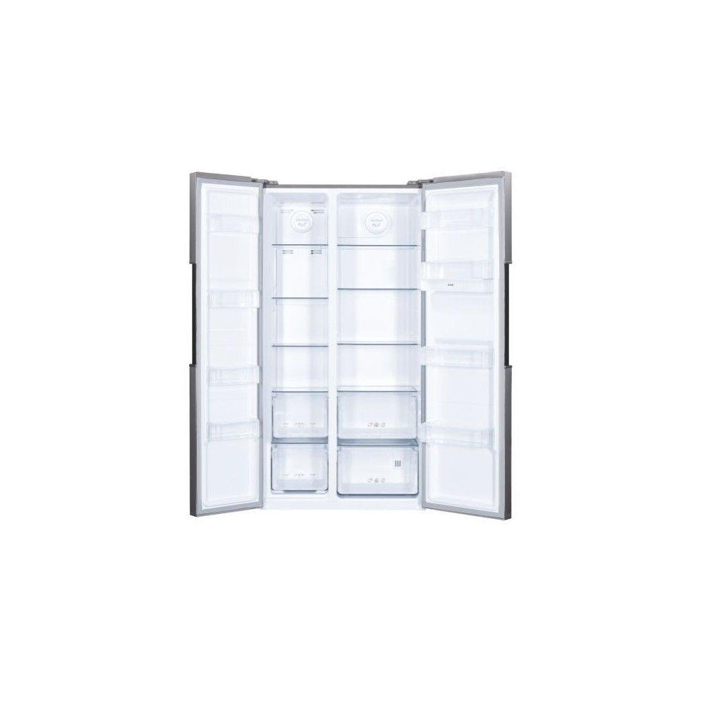 Réfrigérateur Candy No Frost SIDE BY SIDE 529 Litres / inox / avec Distributeur d'eau et Afficheur