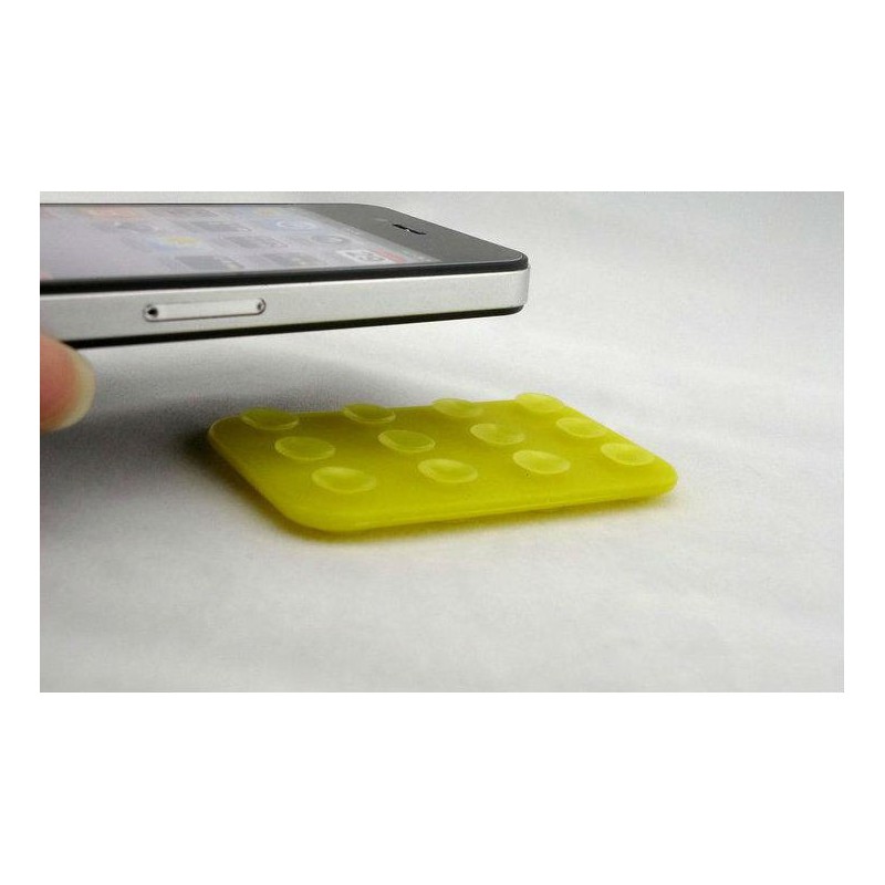 Support Rectangle ventouse en silicone pour Smartphone