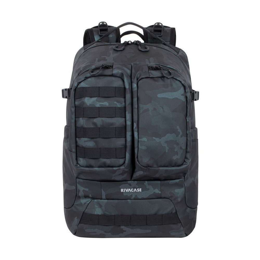 Sac à dos RivaCase navy camo / 17.3" / 32L