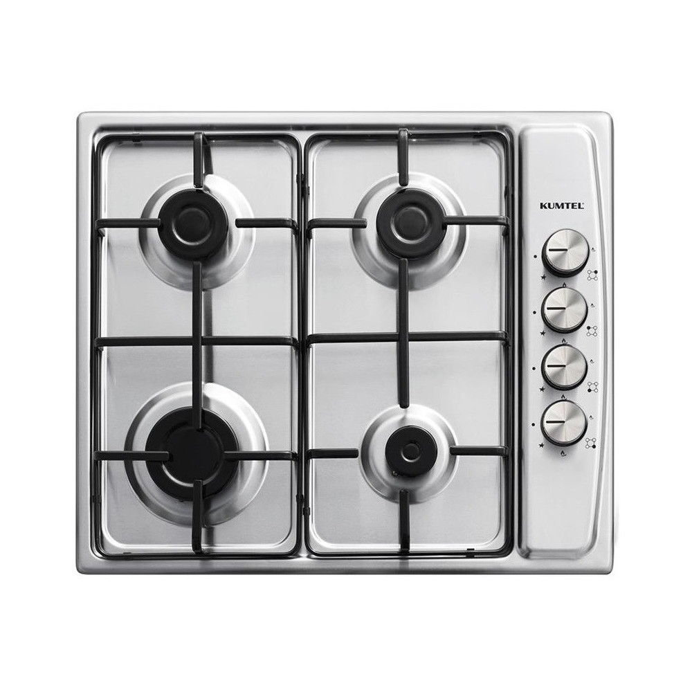 Plaque Encastrable Kumtel 410BF / 4 Feux / Inox