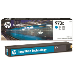 Cartouche PageWide grande capacité Originale HP 973X / Cyan