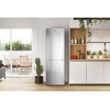 Réfrigérateur Combiné Nofrost Hoover / 341 L / Inox + Livraison + Installation et Mise en Place Gratuites