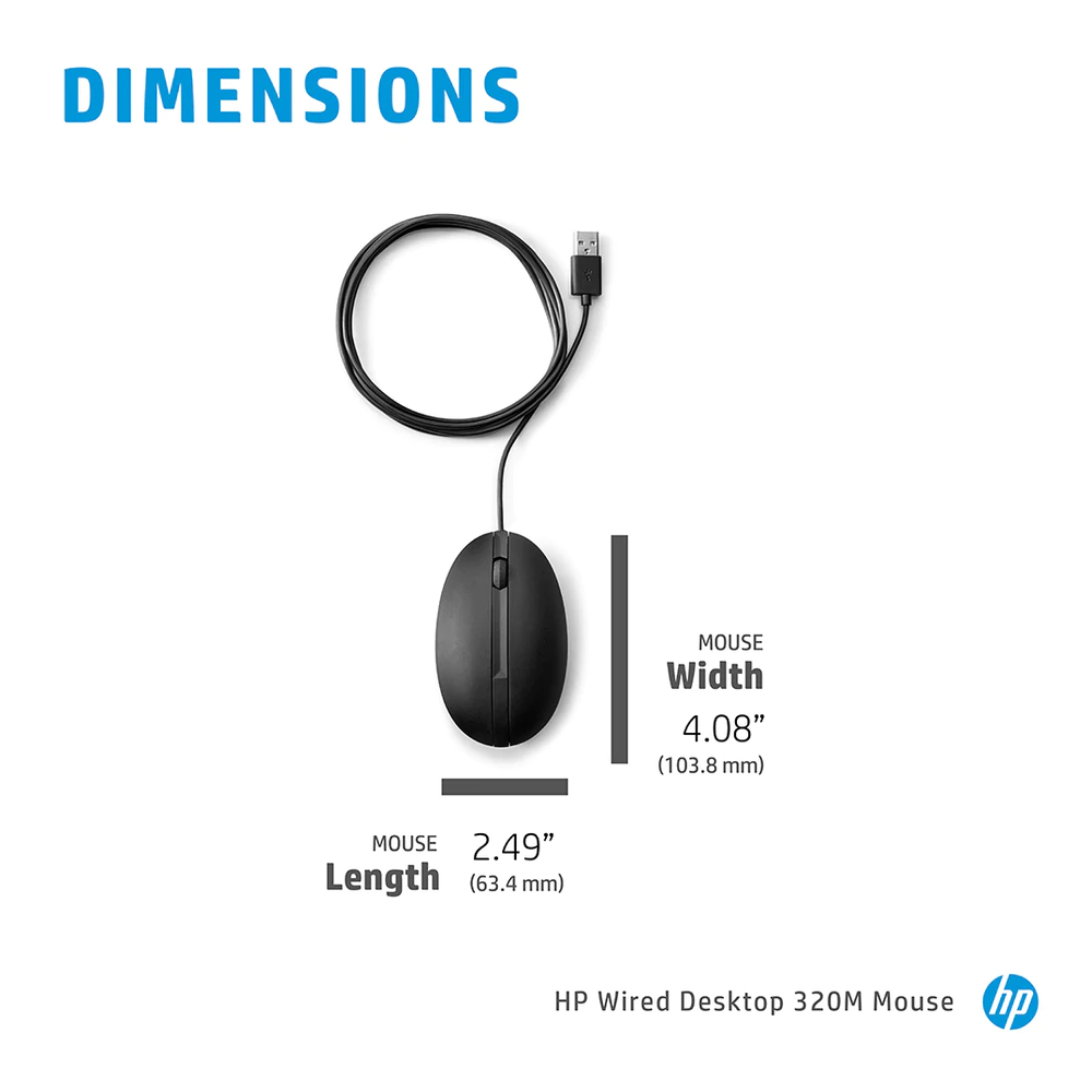 Souris filaire HP 320M USB