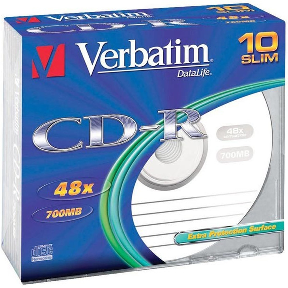 Pack de 10x CD-R 700 Mo 52x Verbatim