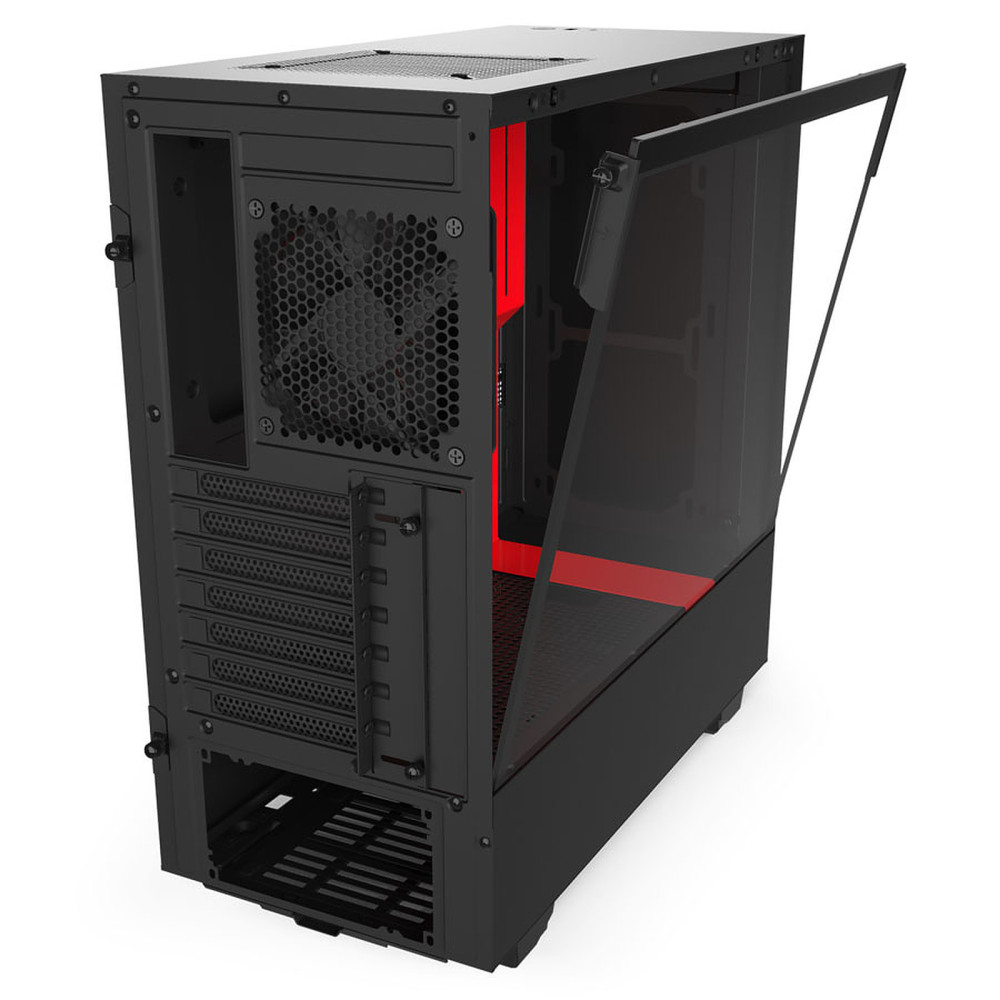 Boitier Gamer NZXT H510 / Noir et Rouge