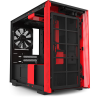 Boitier Gamer NZXT H210 / Noir et Rouge