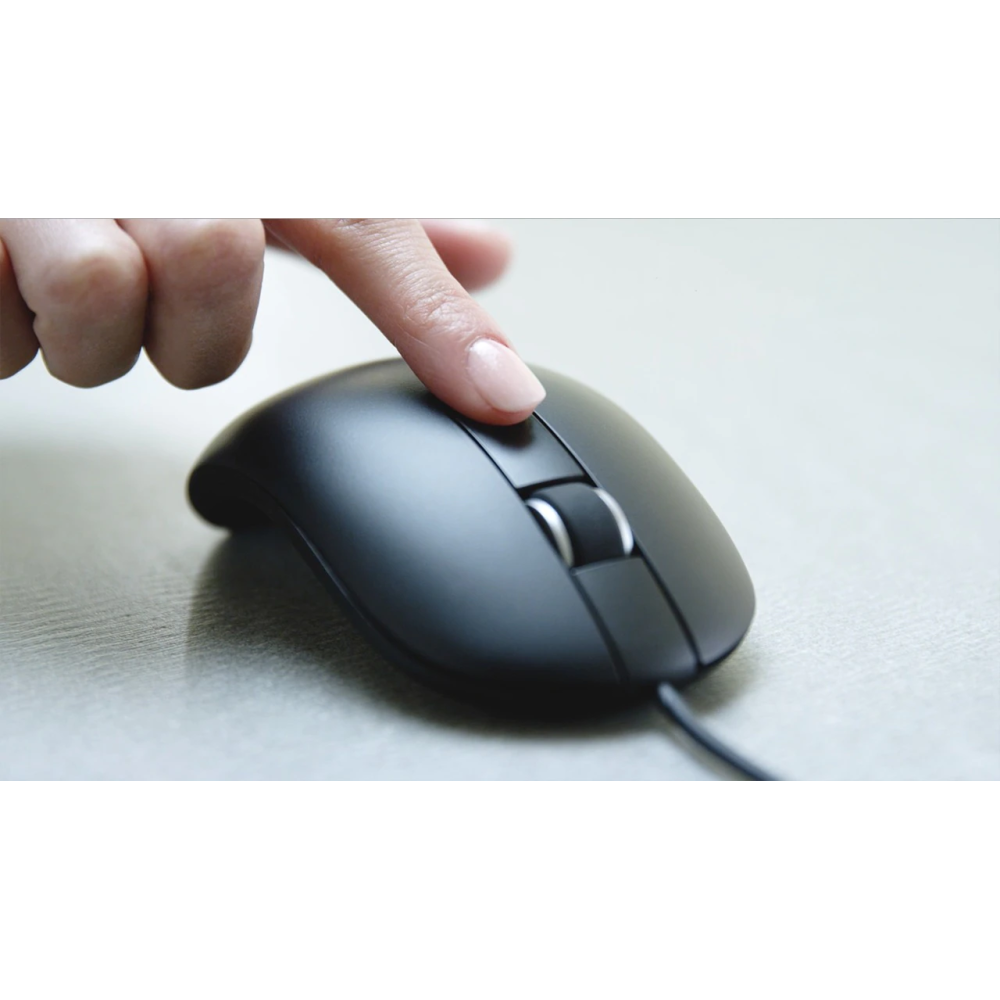 Souris optique Dell avec lecteur d’empreintes digitales MS819 / Noir