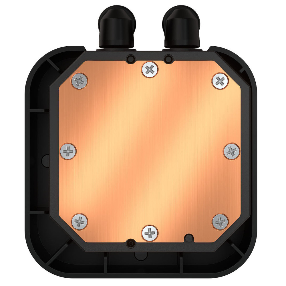 Kit de Watercooling tout-en-un pour processeur Corsair iCue H100i LCD Elite / 240 mm