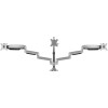 Support ICY BOX IB-MS505-TI pour x3 écrans / 10" - 32"