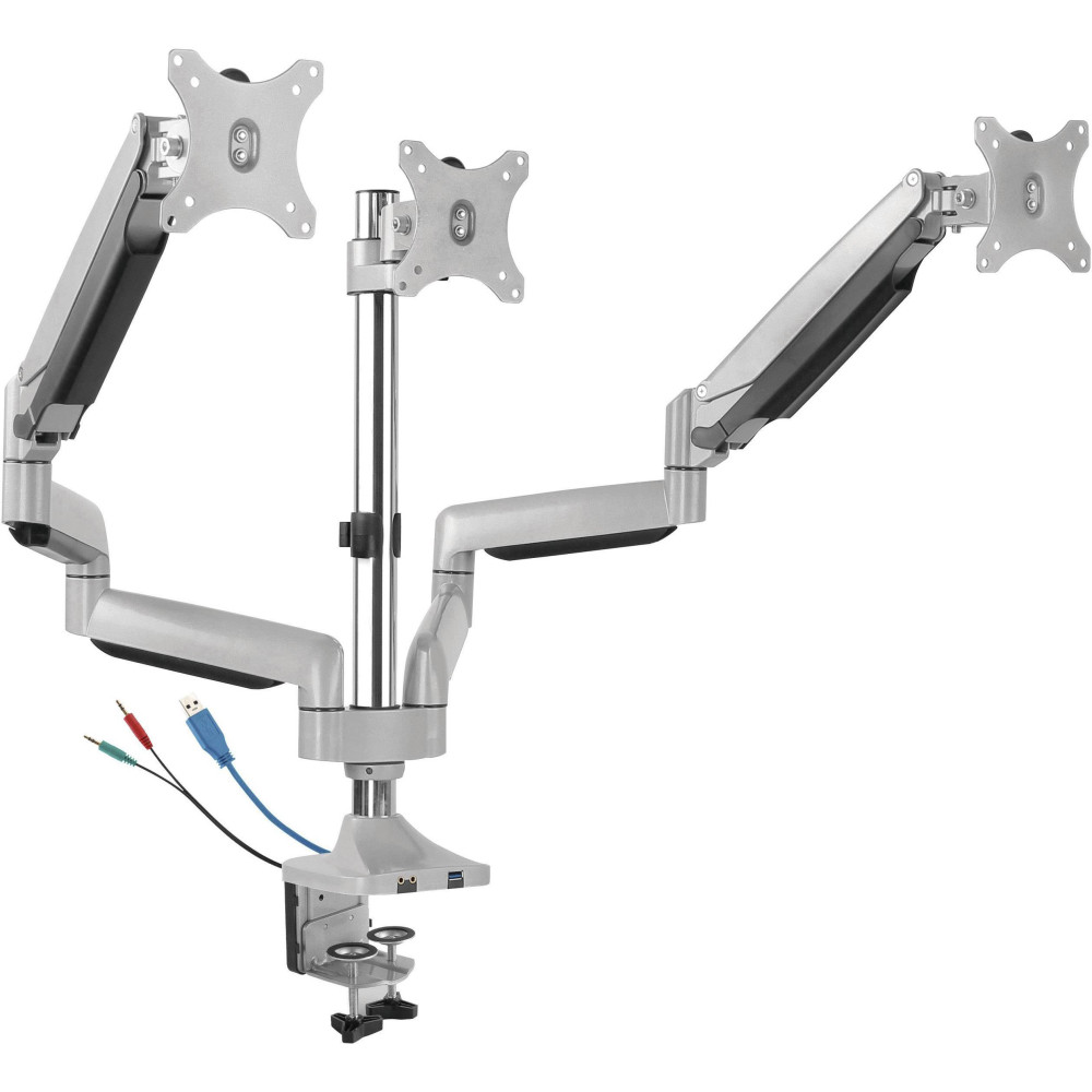 Support ICY BOX IB-MS505-TI pour x3 écrans / 10" - 32"