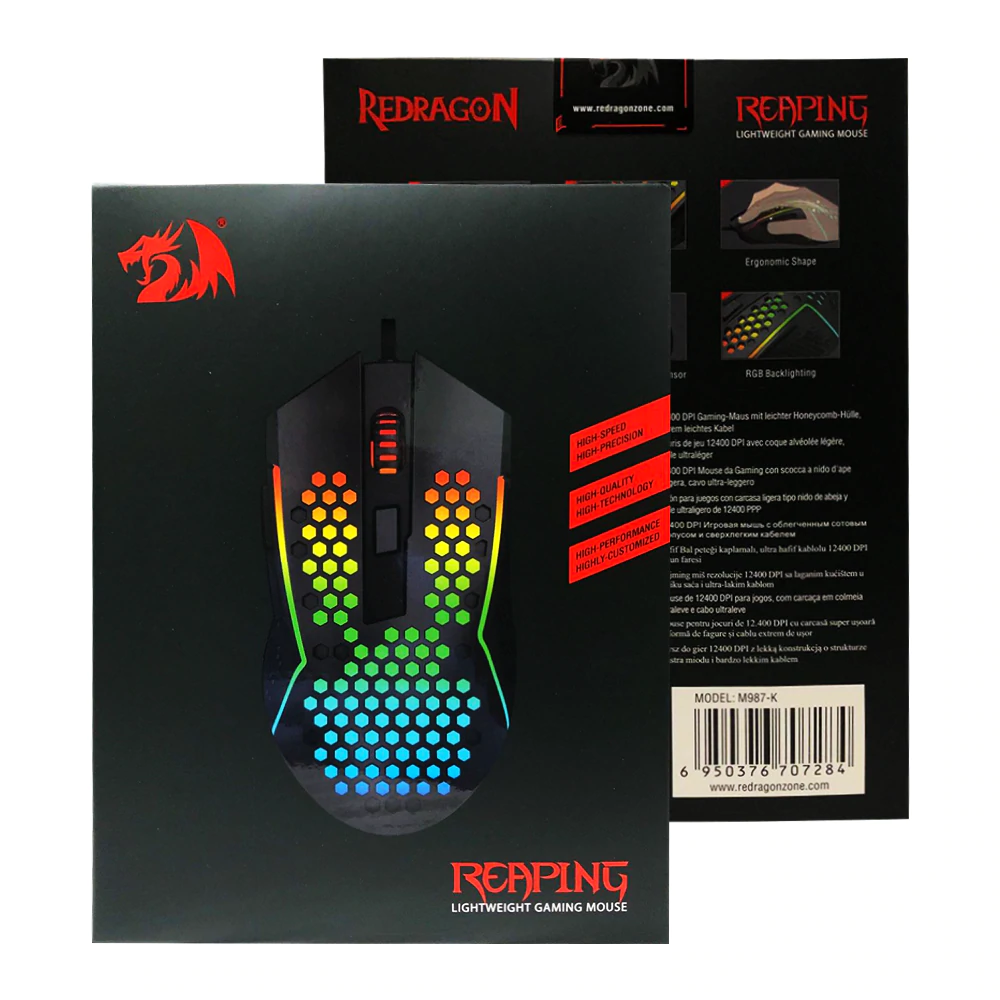 Souris Gamer Redragon REAPING M987-K Noir / RGB