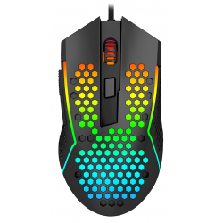 Jedel Souris Gamer filaire Honeycomb rétroéclairage RGB et 1600