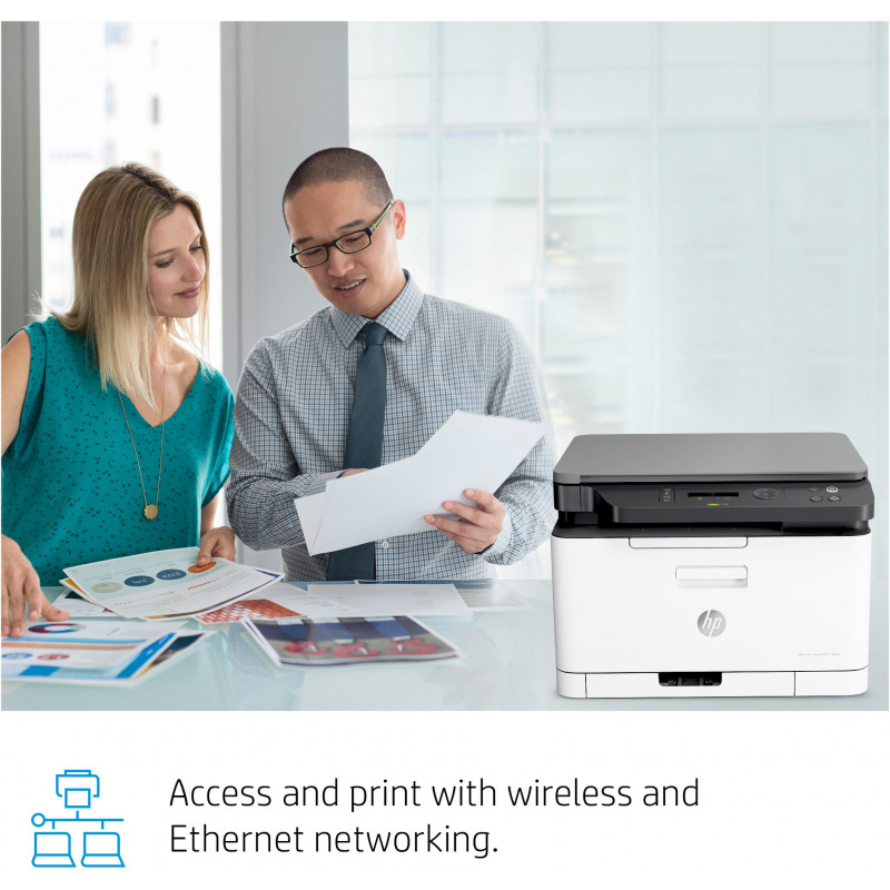 IMPRIMANTE HP LASERJET MULTIFONCTION COLOR MFP M178NW - Vente