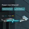 Switch de bureau TP-Link 6 ports 10/100 Mbps avec 4 ports PoE+