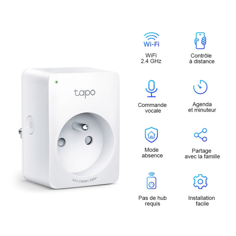 Mini Prise Connectée WiFi TP-LINK Tapo P100-Tunisie-sousse