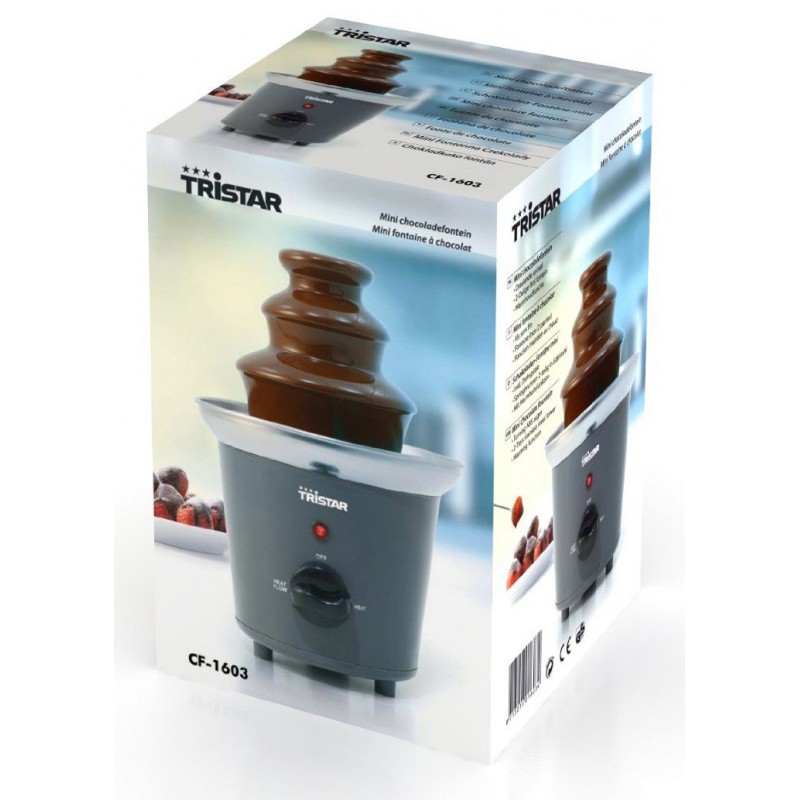 Fontaine à chocolat Tour inox - 2 positions de chauffe