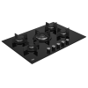 Plaque de cuisson encastrable Beko HILW 75222 S / 5 Feux / 75  cm / Noir