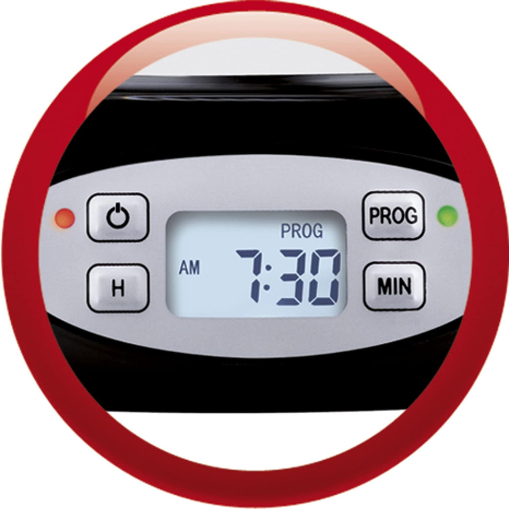 Cafetiére programmable Moulinex Subito 1000W Noir/Inox