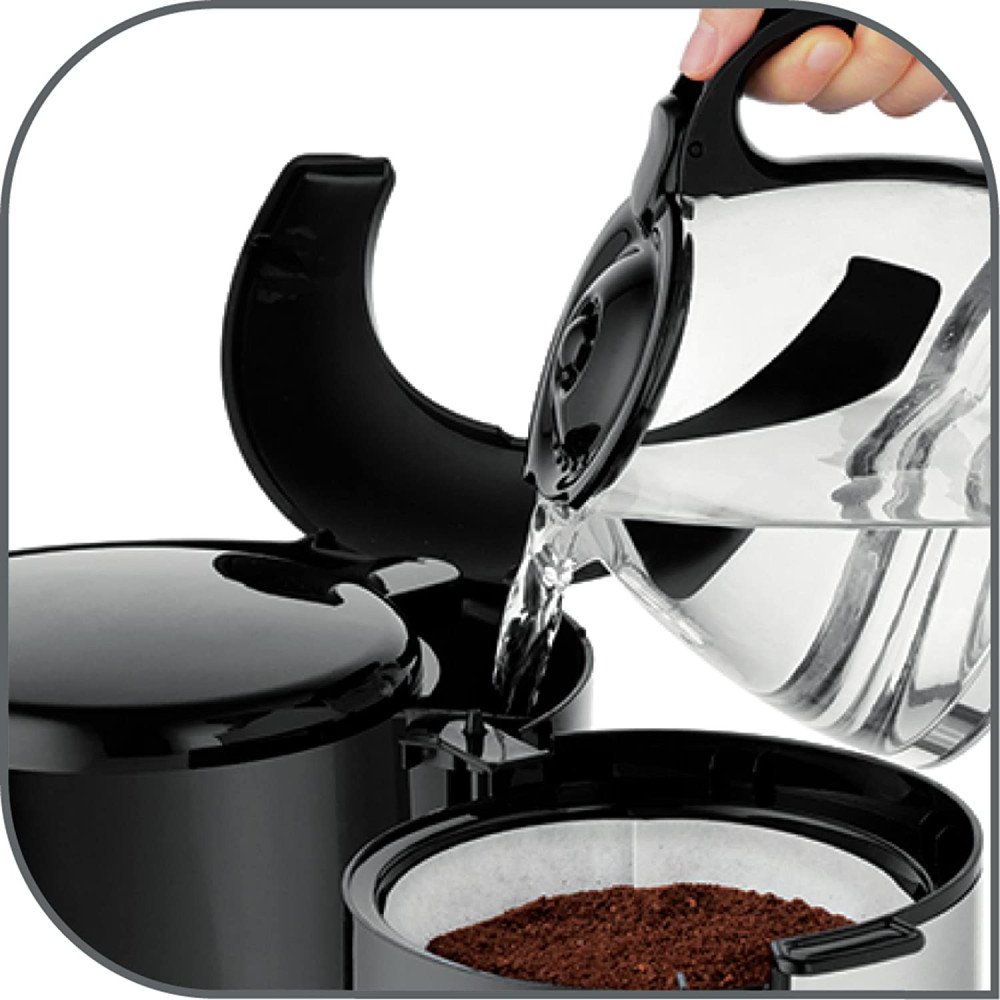 Cafetiére programmable Moulinex Subito 1000W Noir/Inox
