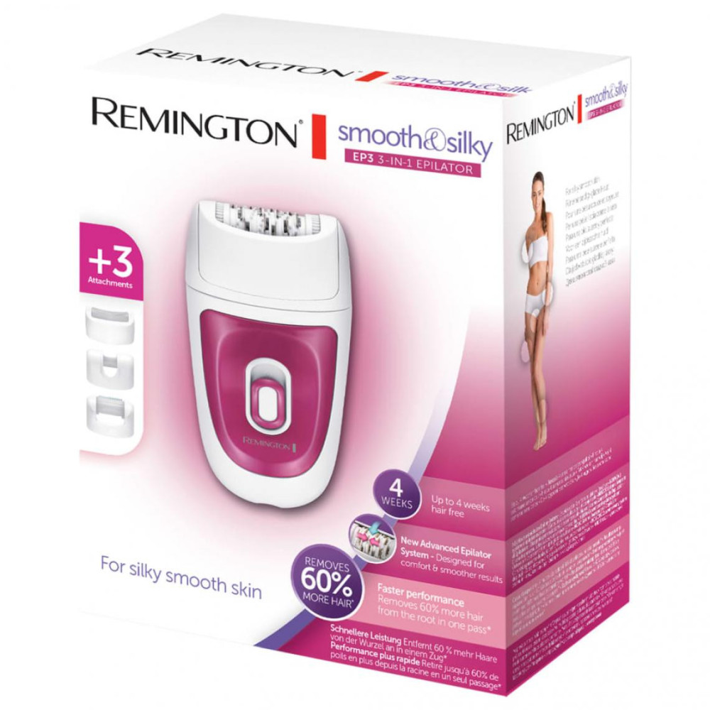 Epilateur secteur Remington 3 en 1 Smooth and Silky EP7300