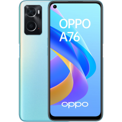 Oppo A76 / 4G / Double SIM / 6 Go / 128 Go / Bleu
