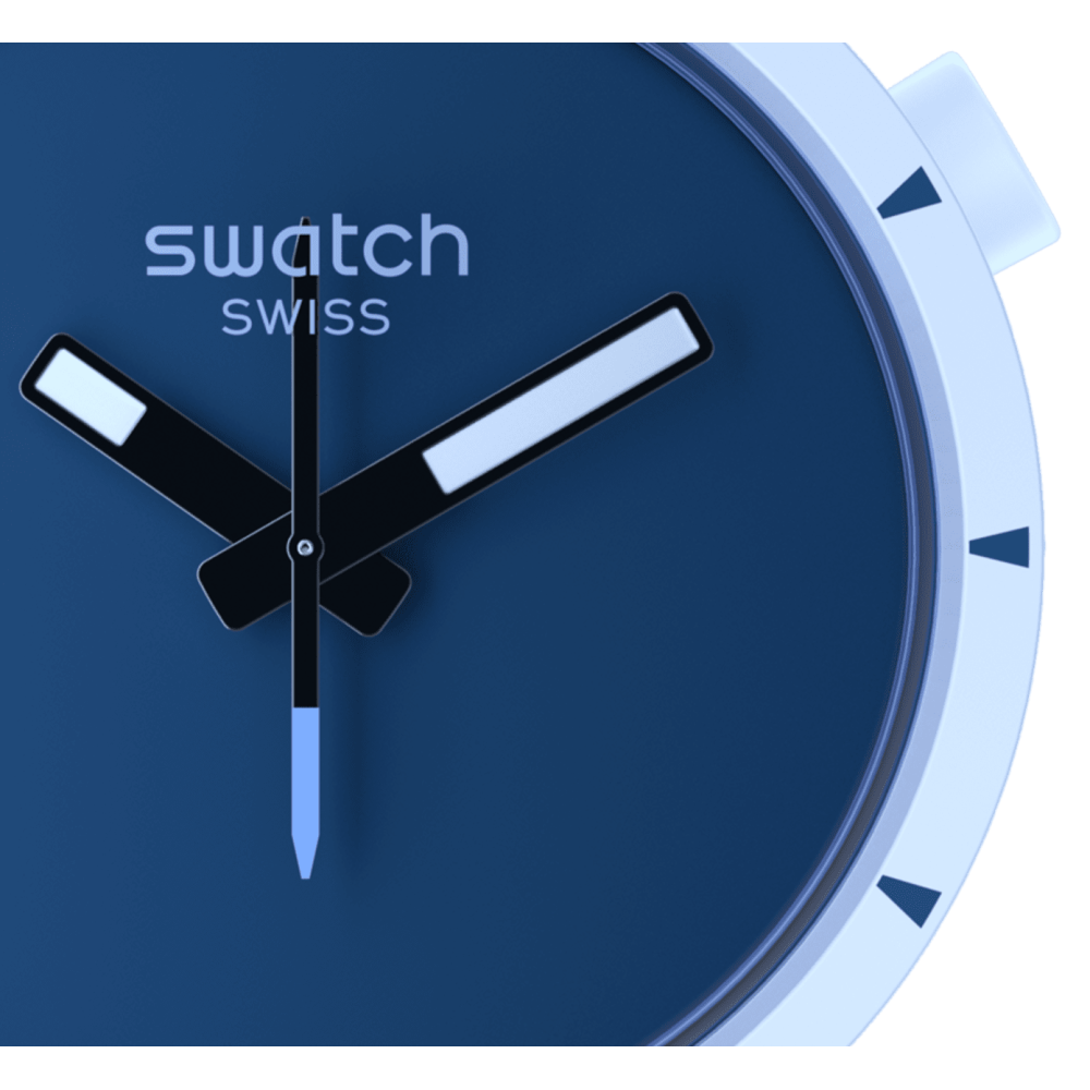 Montre Mixte Swatch BIG BOLD BIOCERAMIC ARCTIC SB03N102