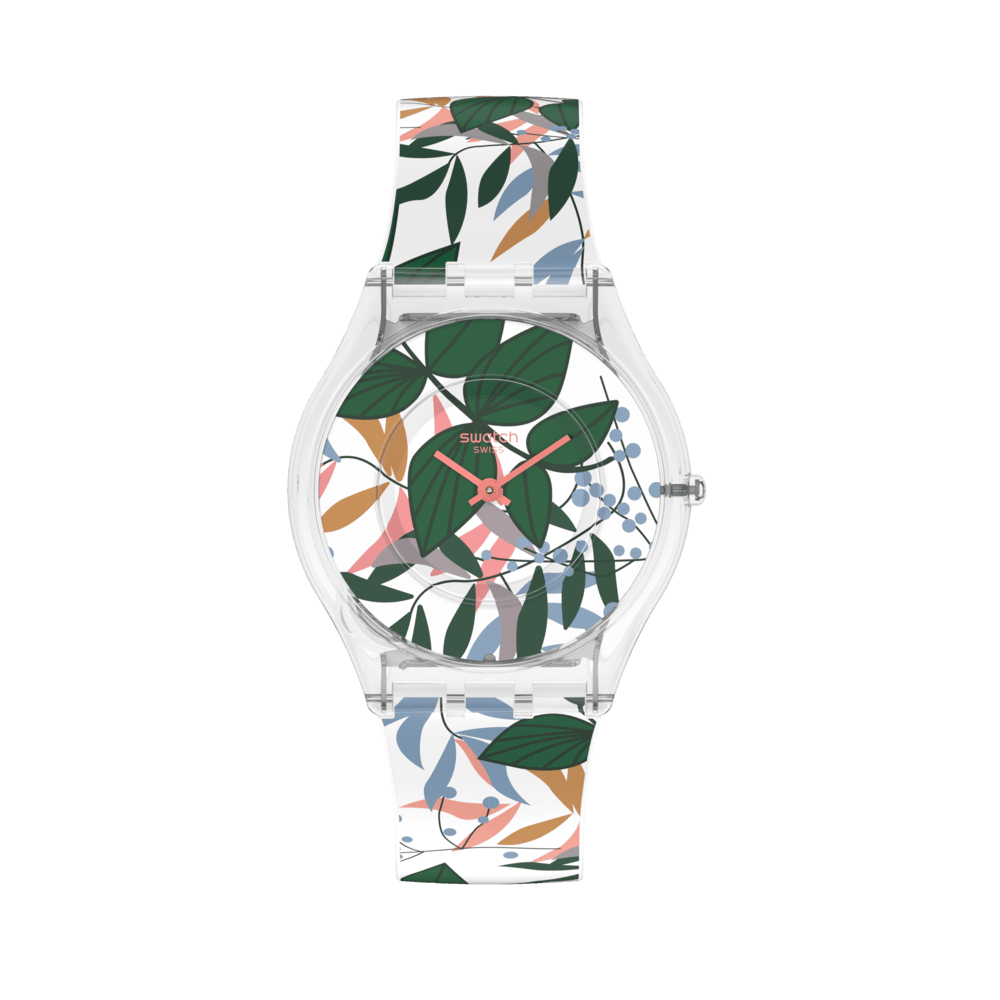 Montre Pour Femme Swatch LEAVES JUNGLE SS08K111