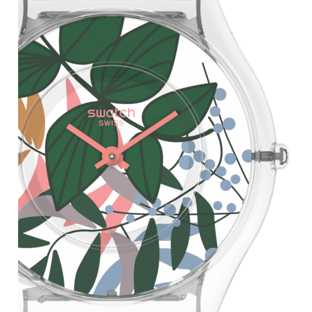 Montre Pour Femme Swatch LEAVES JUNGLE SS08K111