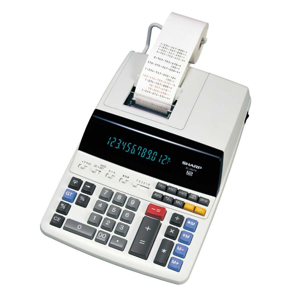 Calculatrice avec Imprimante Sharp EL-2607V