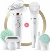 Epilateur électrique Braun Silk-épil 9 Flex 9300 Beauty Set avec technologie Wet & Dry
