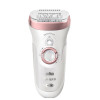 Epilateur électrique Braun Silk-épil 9 9/980 SkinSpa SensoSmart avec 13 Accessoires et tondeuses 3-en-1
