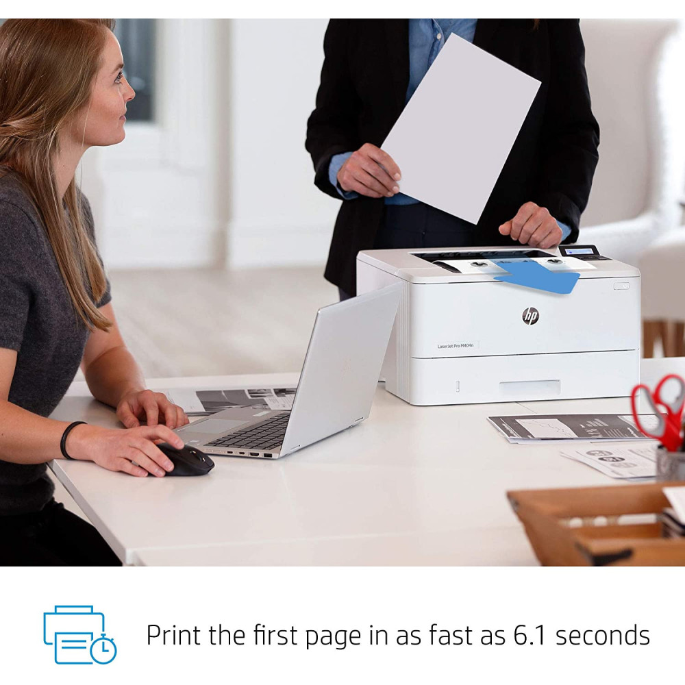 Imprimante d'entreprise Professionnelle Monofonction A4 HP LaserJet Pro M404n Monochrome W1A52A / Wifi