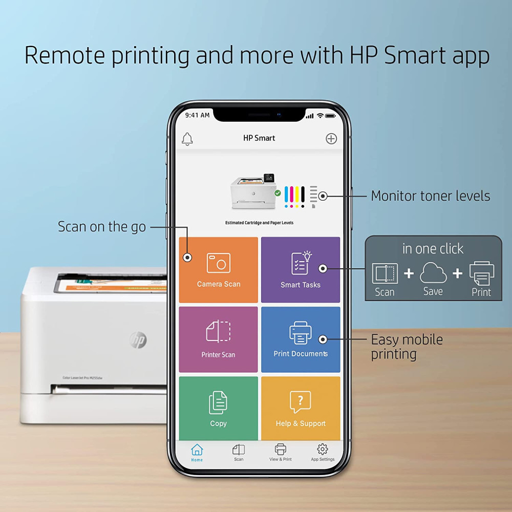 Imprimante Laser HP LaserJet Pro M255dw / couleur