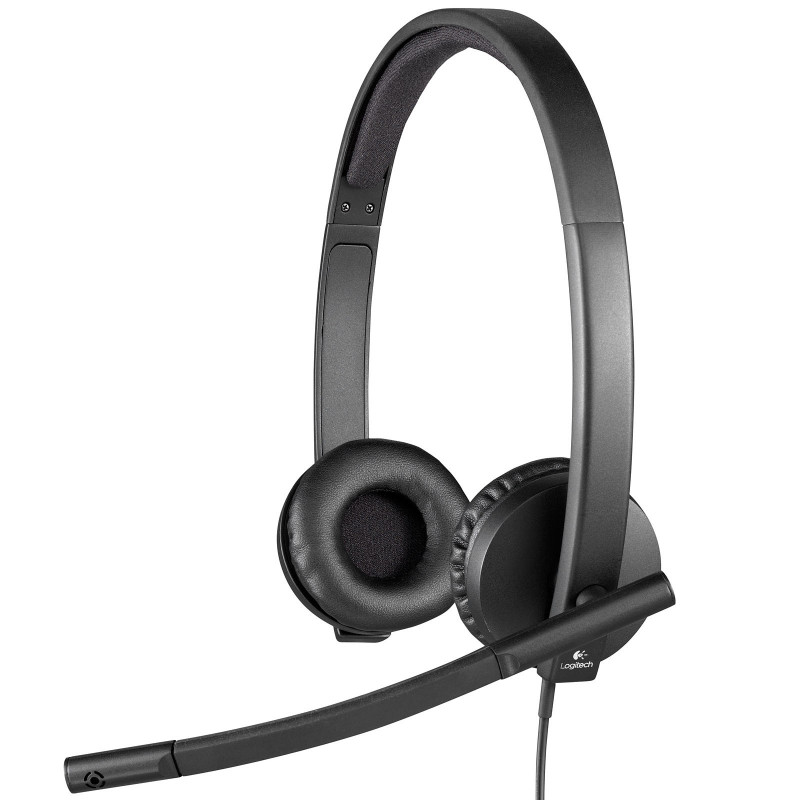 CASQUE MICRO LOGITECH USB H650E NOIR