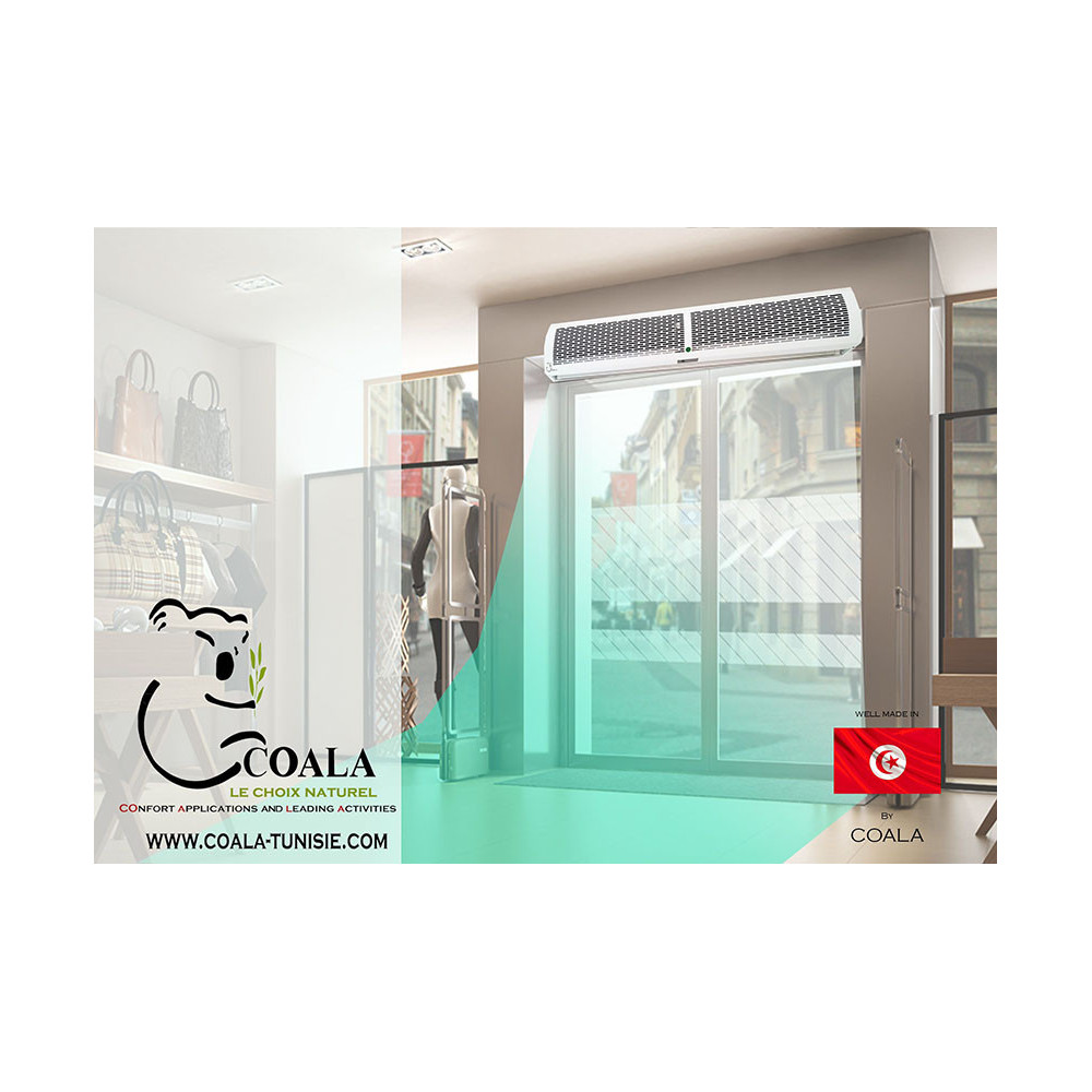 Rideau d’air Coala Froid 120cm / Blanc