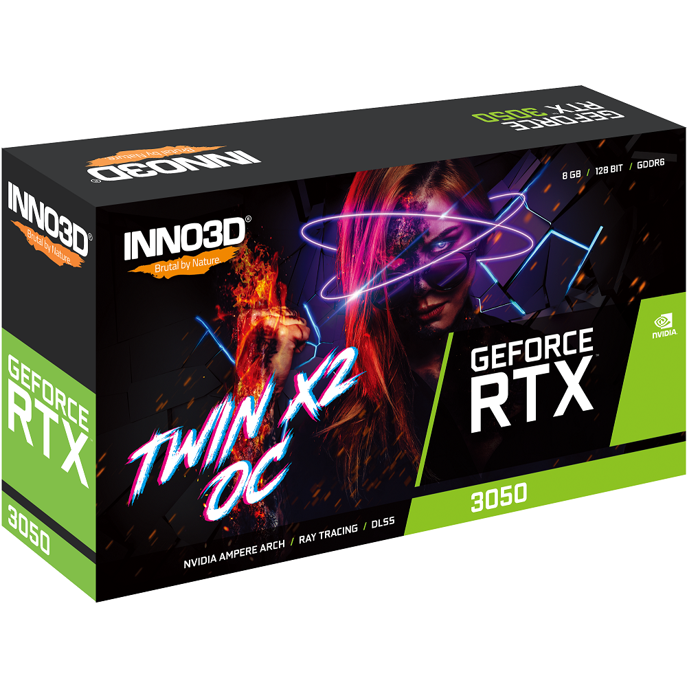 INNO3D GEFORCE RTX 3050 TWIN X2 OC | Carte graphique Tunisie | Tunisianet