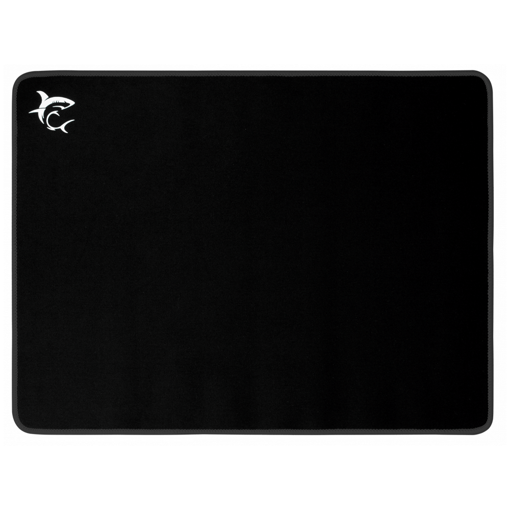 Tapis Souris White Shark Black Knight 400 x 300 MM