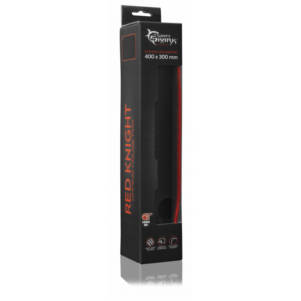 Tapis Souris White Shark Red Knight 400 x 300 MM