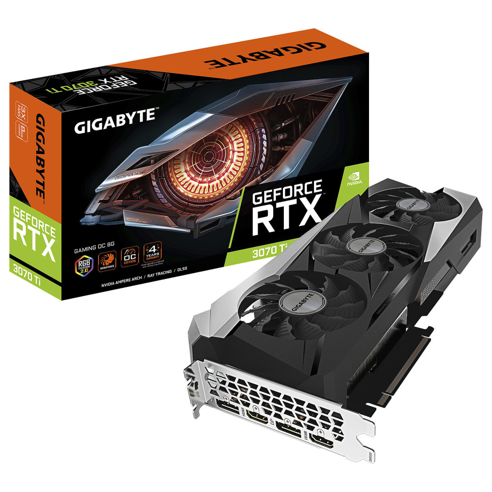 Carte Graphique Gigabyte GeForce RTX 3070 Ti GAMING OC / 8G GDDR6X