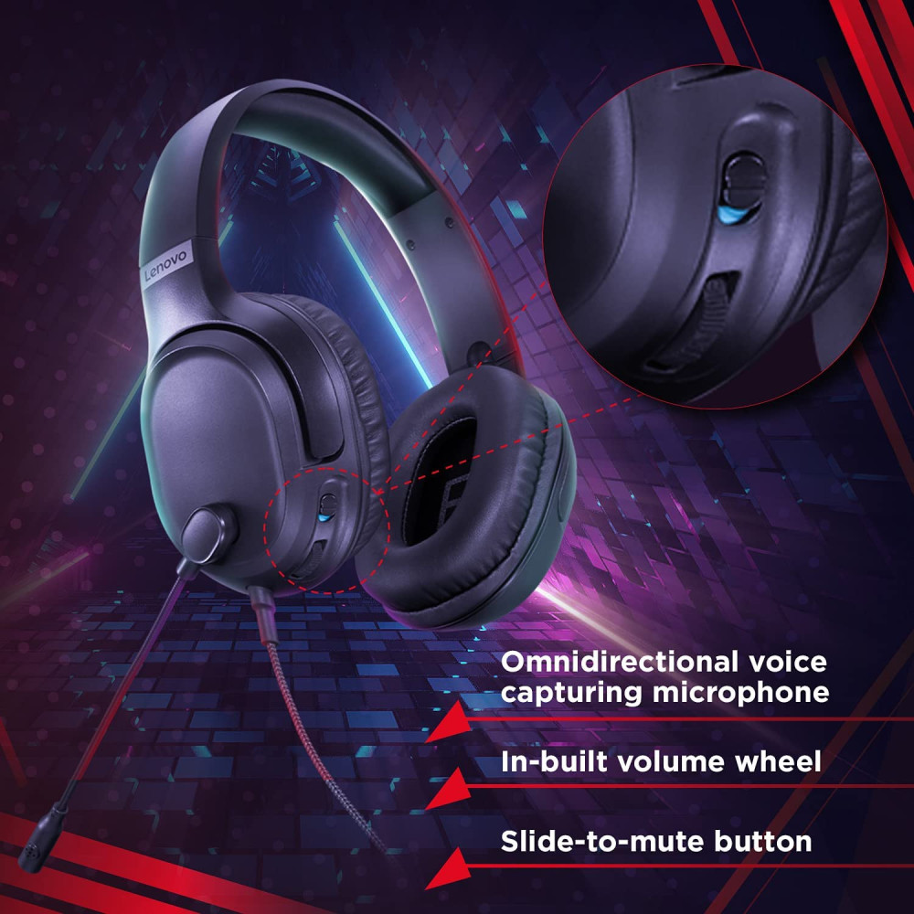 Casque Lenovo IdeaPad Gaming H100 / Noir