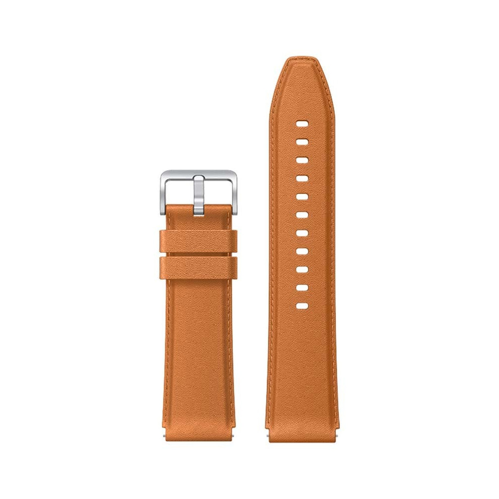 Bracelet Silicone Pour SmartWatch Xiaomi Watch S1 Cuir Marron